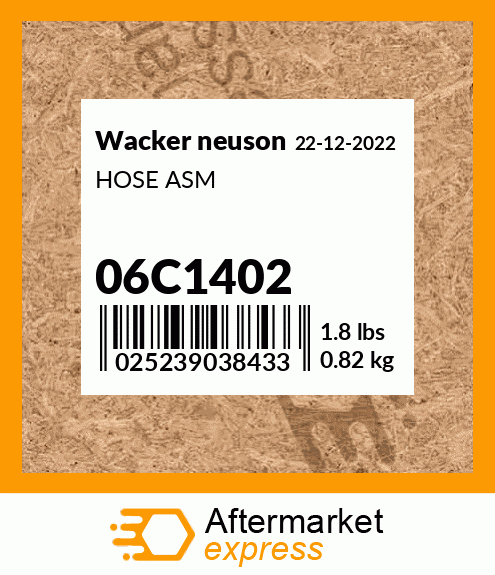 HOSE ASM 06C1402