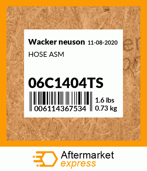 HOSE ASM 06C1404TS