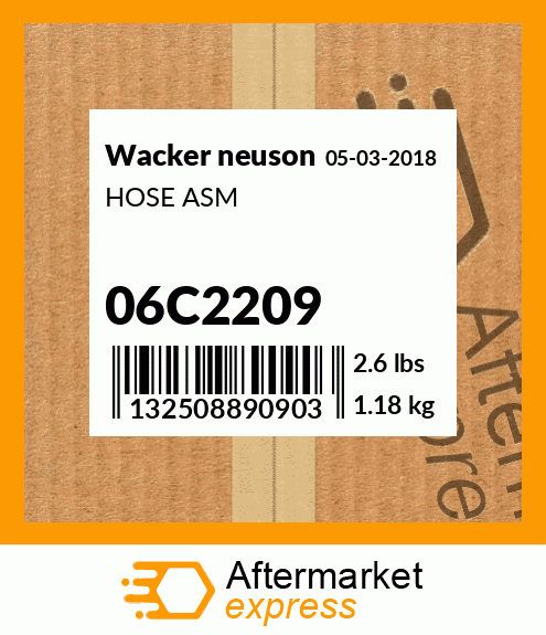 HOSE ASM 06C2209