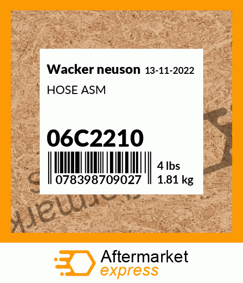 HOSE ASM 06C2210