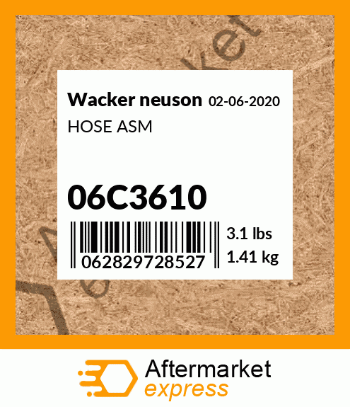 HOSE ASM 06C3610