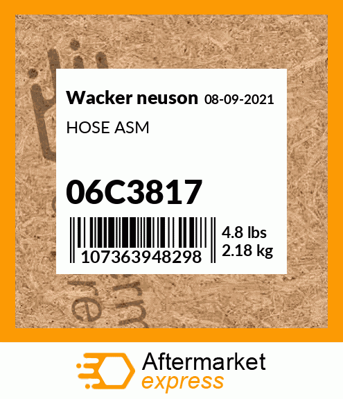 HOSE ASM 06C3817