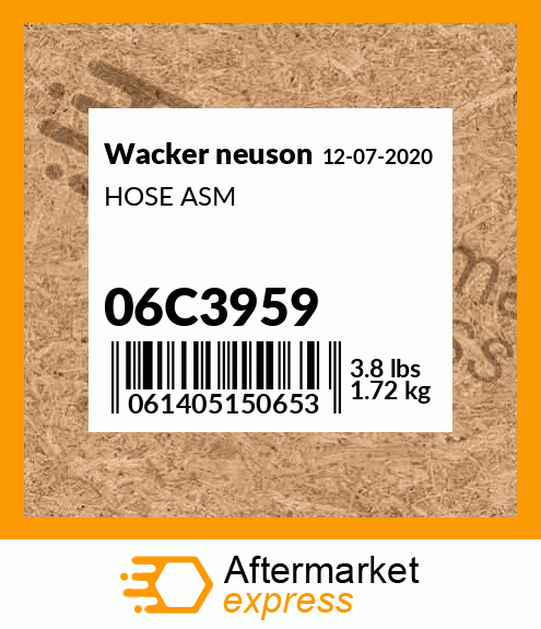 HOSE ASM 06C3959