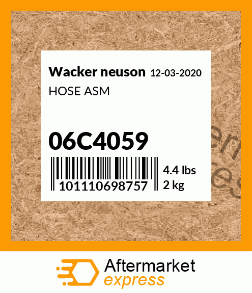 HOSE ASM 06C4059