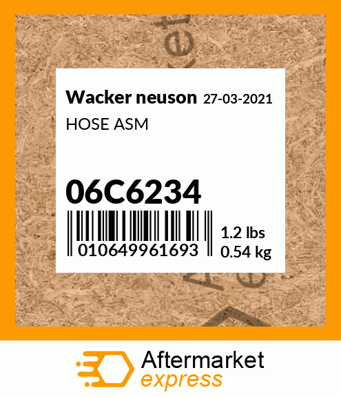 HOSE ASM 06C6234