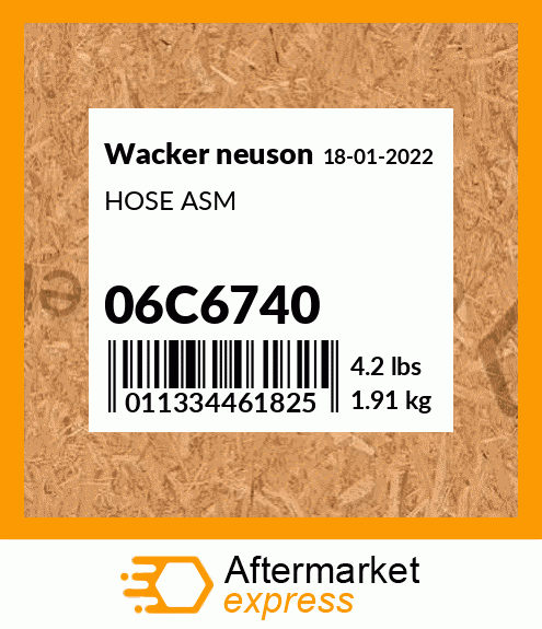 HOSE ASM 06C6740