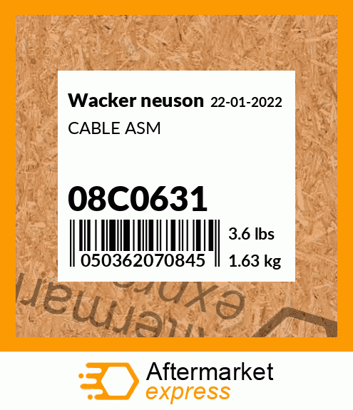 CABLE ASM 08C0631