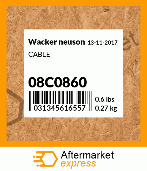 CABLE 08C0860