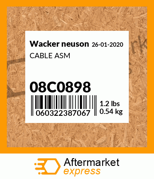 CABLE ASM 08C0898