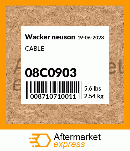 CABLE 08C0903