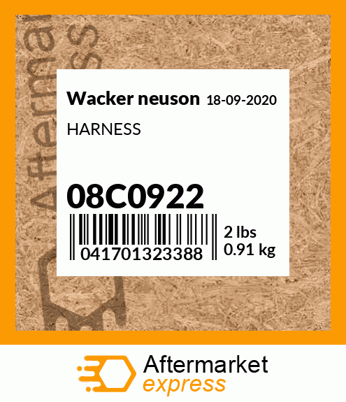 HARNESS 08C0922