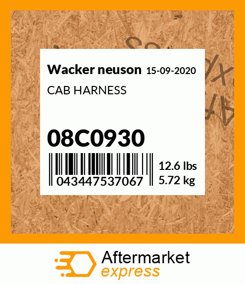CAB HARNESS 08C0930