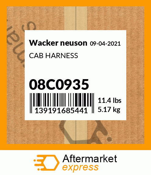CAB HARNESS 08C0935