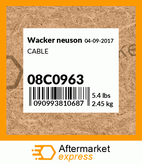 CABLE 08C0963