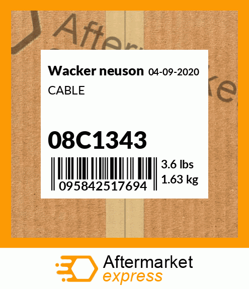 CABLE 08C1343