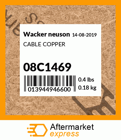 CABLE COPPER 08C1469