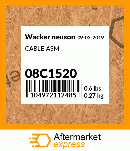 CABLE ASM 08C1520