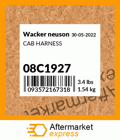 CAB HARNESS 08C1927