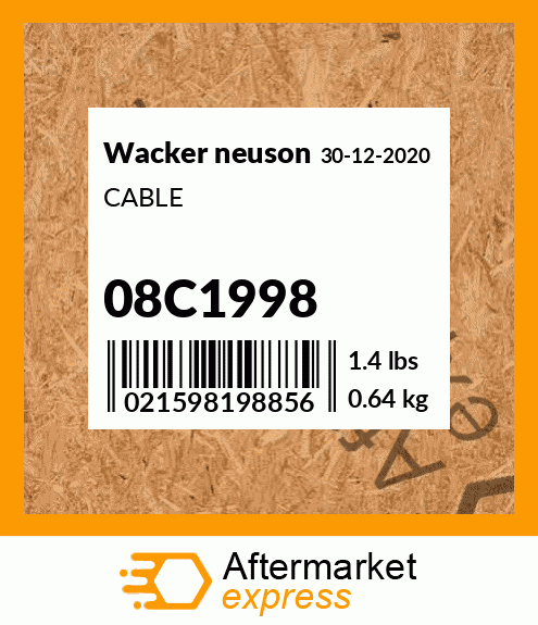 CABLE 08C1998