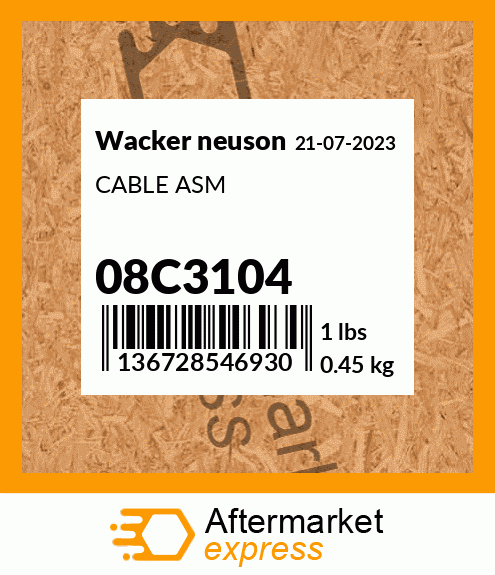 CABLE ASM 08C3104