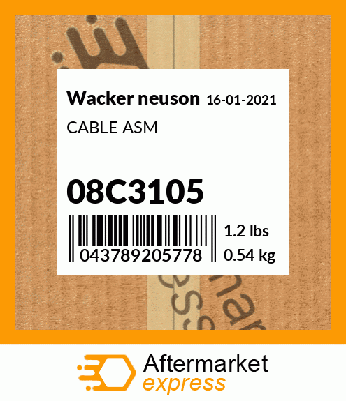 CABLE ASM 08C3105