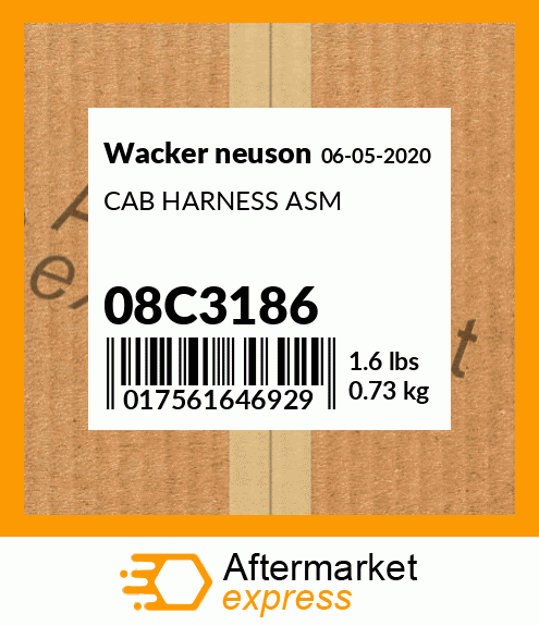 CAB HARNESS ASM 08C3186