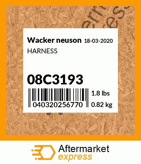 HARNESS 08C3193