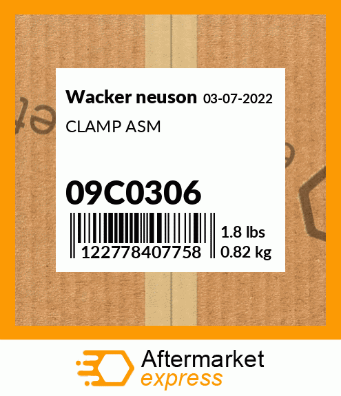 CLAMP ASM 09C0306