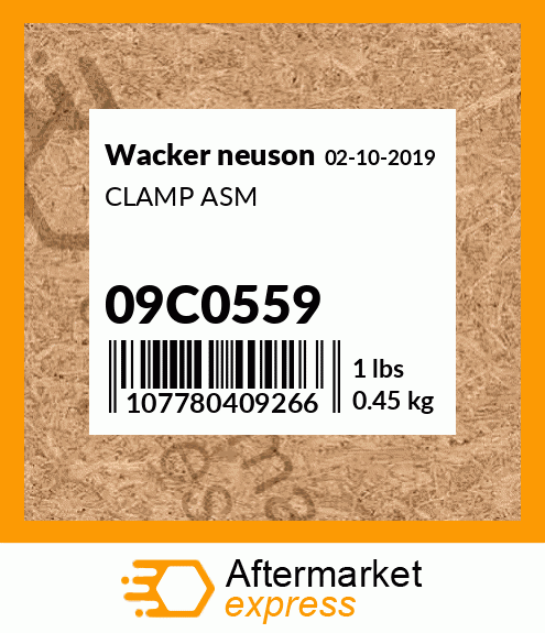CLAMP ASM 09C0559