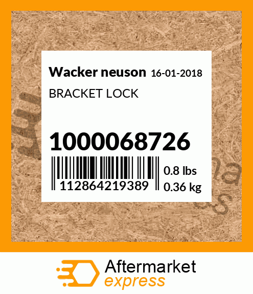 BRACKET LOCK 1000068726