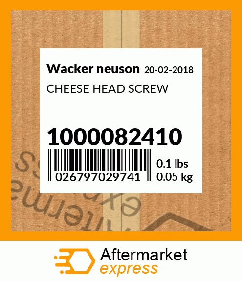 CHEESE HEAD SCREW 1000082410