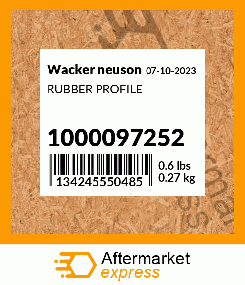 RUBBER PROFILE 1000097252