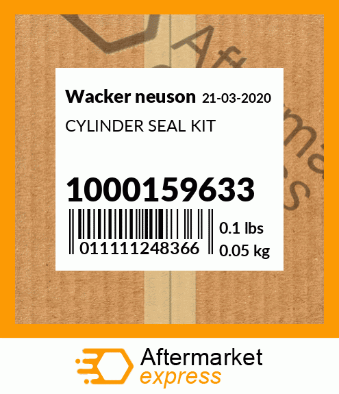 CYLINDER SEAL KIT 1000159633