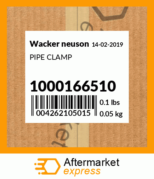PIPE CLAMP 1000166510