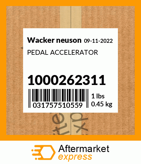 PEDAL ACCELERATOR 1000262311