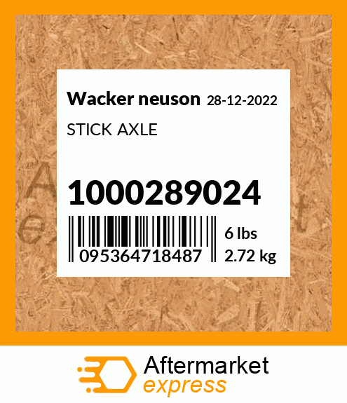 STICK AXLE 1000289024
