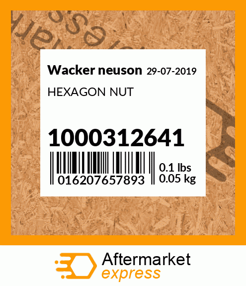 HEXAGON NUT 1000312641