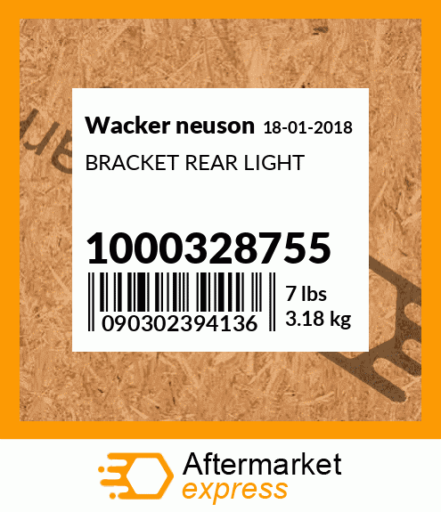 BRACKET REAR LIGHT 1000328755