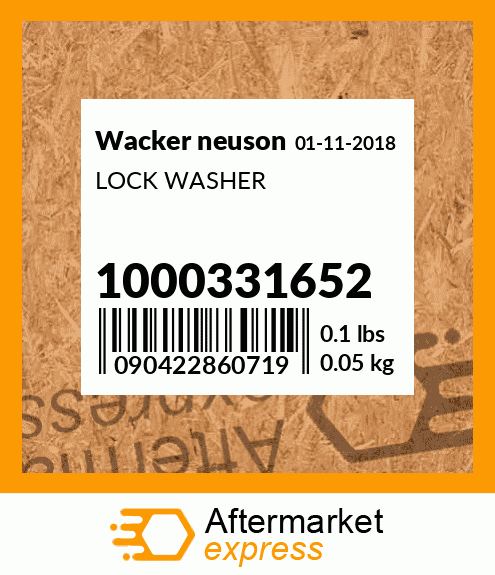 LOCK WASHER 1000331652
