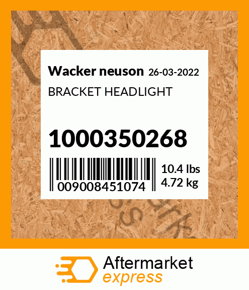 BRACKET HEADLIGHT 1000350268
