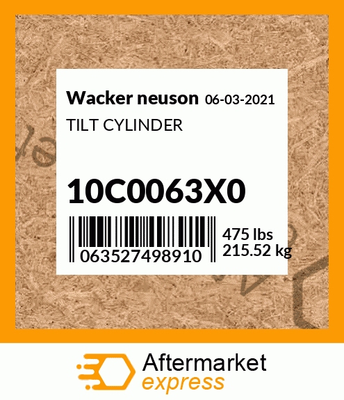 TILT CYLINDER 10C0063X0