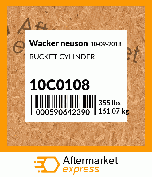 BUCKET CYLINDER 10C0108