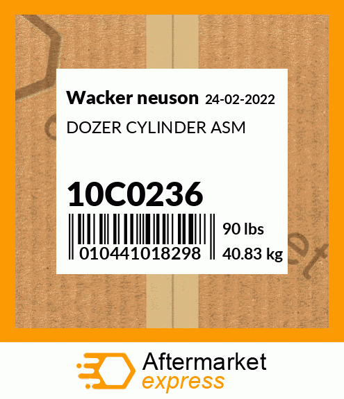 DOZER CYLINDER ASM 10C0236