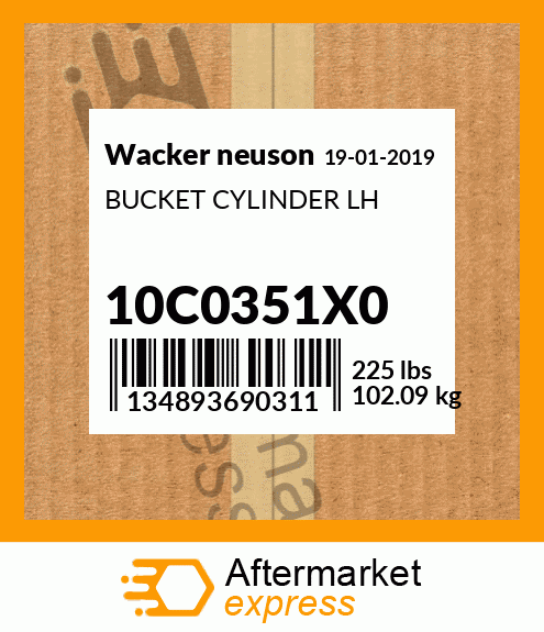 BUCKET CYLINDER LH 10C0351X0
