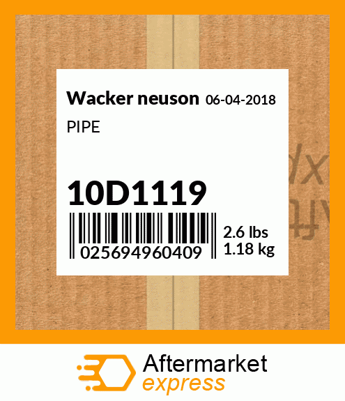 PIPE 10D1119