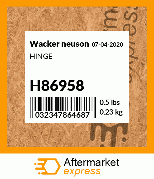 HINGE H86958