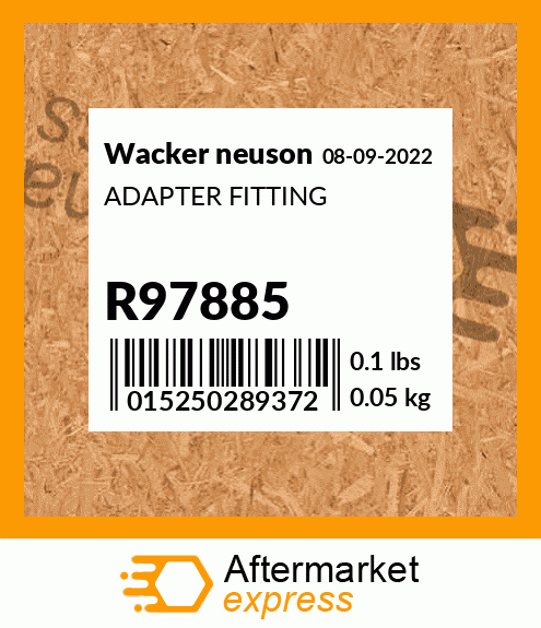 ADAPTER FITTING R97885