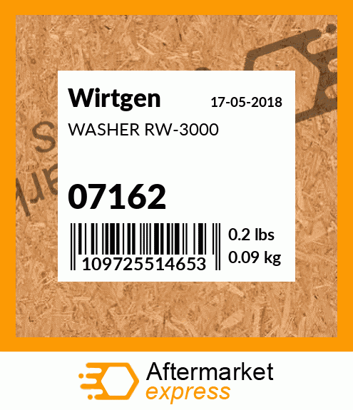 WASHER RW-3000 07162