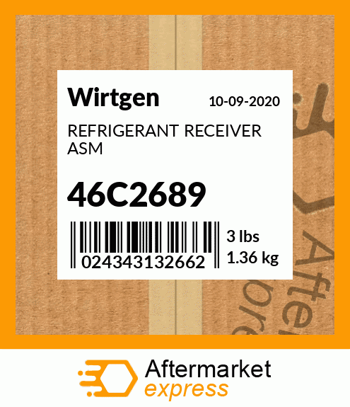 REFRIGERANT RECEIVER ASM 46C2689