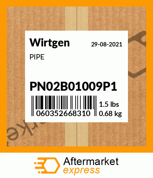 PIPE PN02B01009P1
